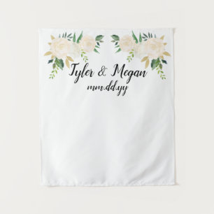 Tapete De Parede Fundo do Casamento outono Boho, Casamento Branco D