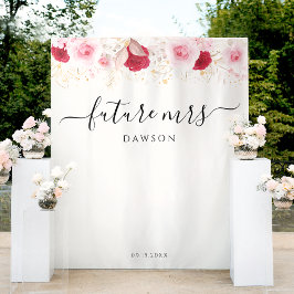 Tapete De Parede Fundo do Chá de panela Floral Dourado e rosa elega