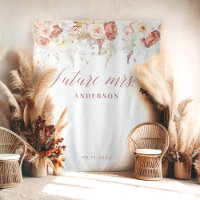Fundo do Chá de panela Floral Elegante Dusty Rosa