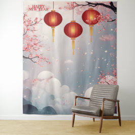 Tapete De Parede Fundo do Feliz ano novo Oriental