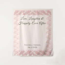 Tapete De Parede Fundo Floral de Jardim Corado para Fotos de Casame