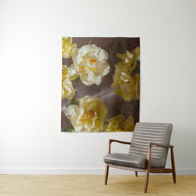 Tapete De Parede Fundo fotográfico de tulipa macia (In Situ)