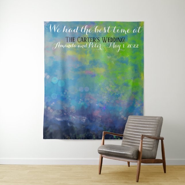 Tapete De Parede Fundo impressionista para fotos de convidados de c (In Situ)