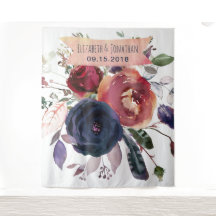 Fundo Marrom Vinho com Flores para Fotografia Nava