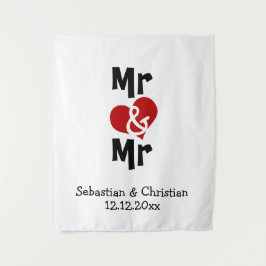 Tapete De Parede Fundo personalizado para fotos de casamento gay Sr