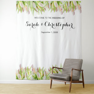 Tapete De Parede Fundo Personalizado para Fotos de Casamento Tuli