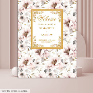 Tapete De Parede Fundo Romântico de Casamento Rosa-Rosa-Eterno