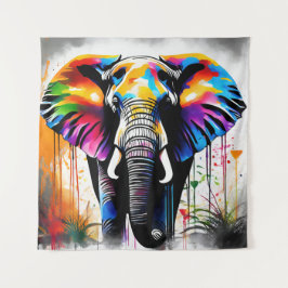 Tapete De Parede Fundo Temático de Elefante para Fotos em Festas 