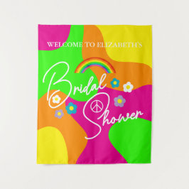 Tapete De Parede Funky Retro Bridal Shower