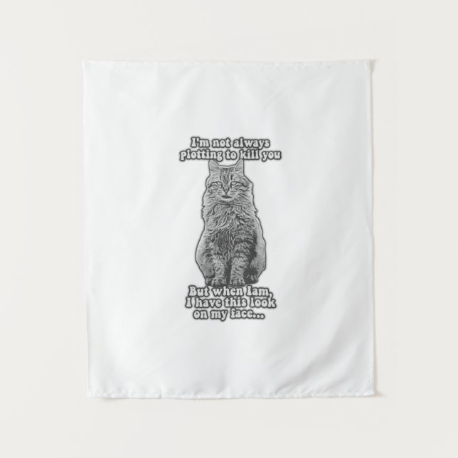 Tapete De Parede Funny cat meme for cat owners and cat lovers (Frente)
