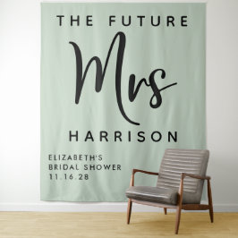 Tapete De Parede Futuro Casamento Personalizado Senhora Chuveiro de