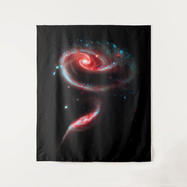Tapete De Parede Galaxy Rosa Red Large (Frente)