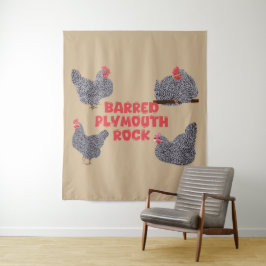Tapete De Parede Galinhas Barred Plymouth Rock