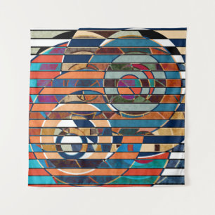 Tapete De Parede Gamas Geométricas Coloridas, Abstrato