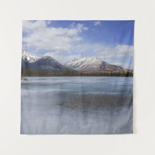 Tapete De Parede Gargoyle Mountain e Athabasca congelados