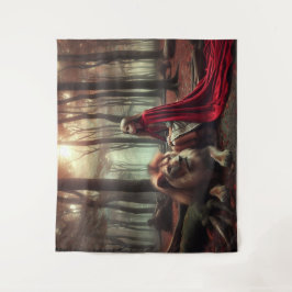 Tapete De Parede Garota com Leão