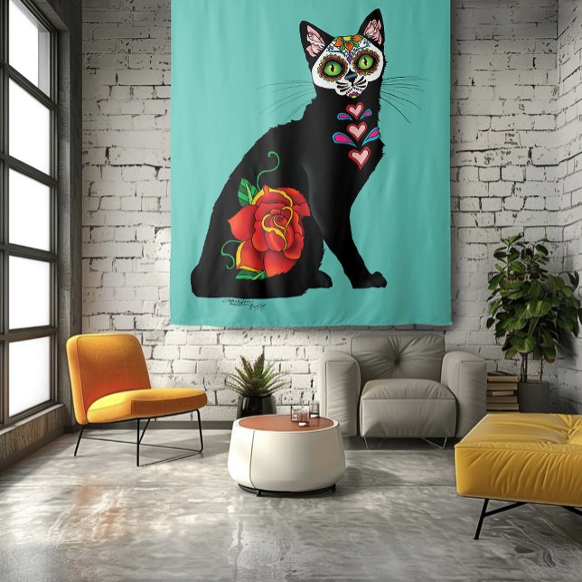 Tapete De Parede Gato Preto do Câncer (Criador carregado)