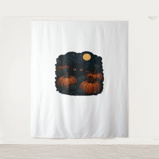 Tapete De Parede Gato Preto na Camisa-T Clássica do Patch