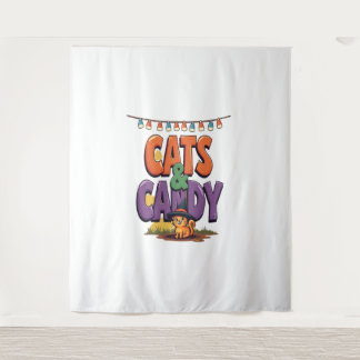 Tapete De Parede Gatos e Doces