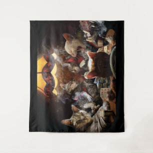 Tapete De Parede Gatos jogando pôquer