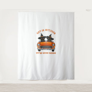 Tapete De Parede Gatos Testemunhas Indo Hexing Oversize T-Shirt