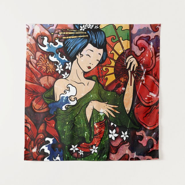 Tapete De Parede Geisha (Frente)