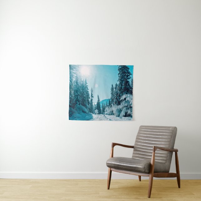 Tapete De Parede Gelo e neve | Reserva Natural de Altai, Rússia (In Situ (Horizontal))