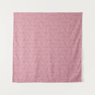 Tapete De Parede Geometria de Linha: Textura Vintage Moderna