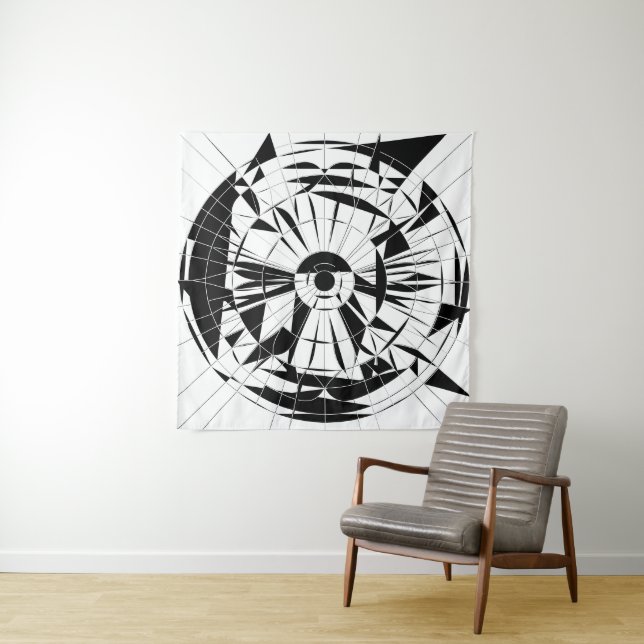 Tapete De Parede Geometric Mandala Pattern (In Situ)