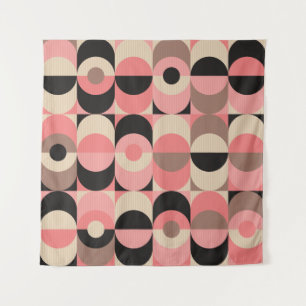 Tapete De Parede Geométrico da Vintage: Padrão Clássico Sem Costura