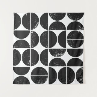 Tapete De Parede Geométrico minimalista: semicírculos escandinavos.