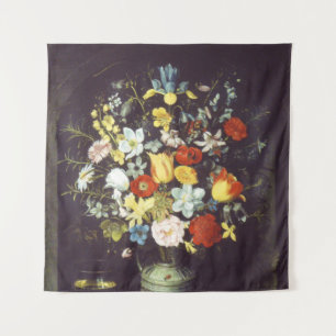 Tapete De Parede Georg Flegel  Grande peça de flores (em nicho) 