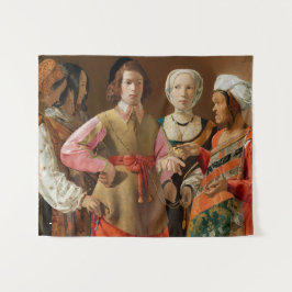 Tapete De Parede Georges de la Tour - O Teller da Fortuna