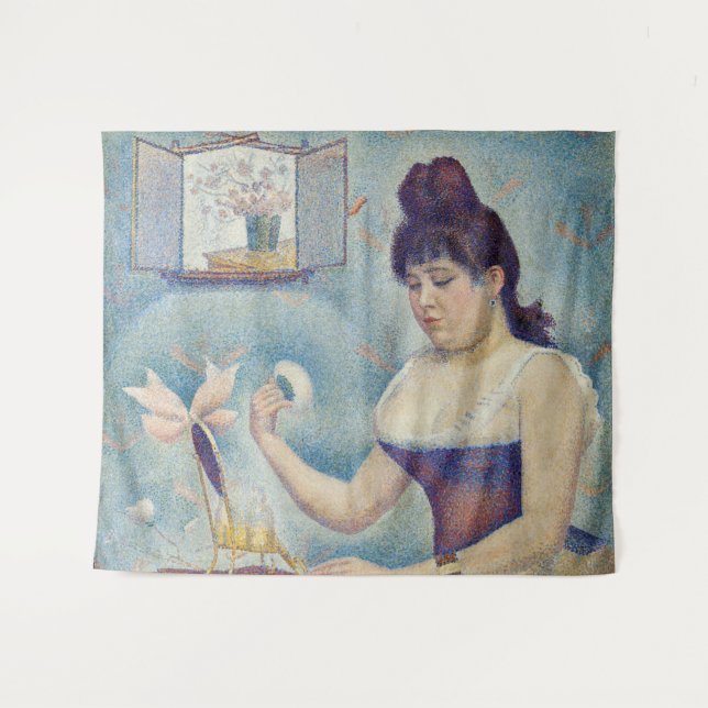 Tapete De Parede Georges Seurat - Jovens mulheres se alimentando (Frente (Horizontal))