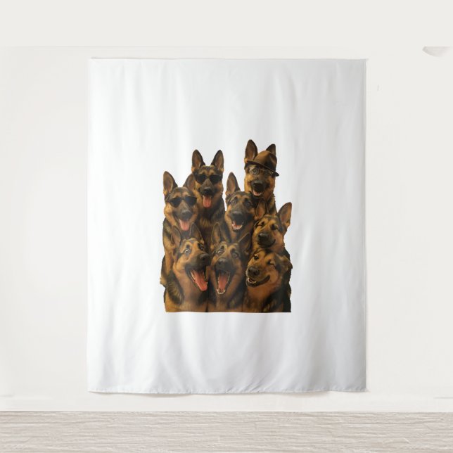 Tapete De Parede German Shepherd (Frente)