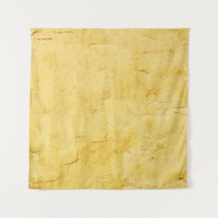 Tapete De Parede gesso texturizado de abstrato amarelo-claro na par
