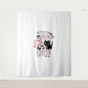 Tapete De Parede Ghost Spooktacular, cor-de-rosa Dia de as Bruxas e