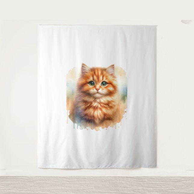 Tapete De Parede Ginger Tabby Cat Classic T Shirt (Frente)