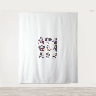 Tapete De Parede Gir de Workup de Giro de Arranque de Peso Unicórni