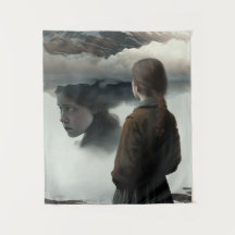 Girl with clouds