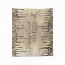 Girly Glam Glitter Drips Spark Doce Aniversário de