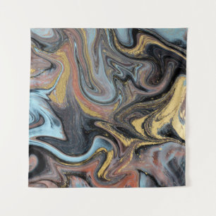 Tapete De Parede Glitter do Ouro Marble Nature Trabalho de arte