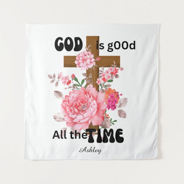 Tapete De Parede God is good all the time Christian saying  (Frente)