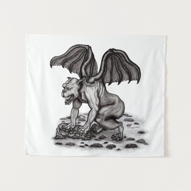 Tapete De Parede Golem Gargoyle (Frente (Horizontal))