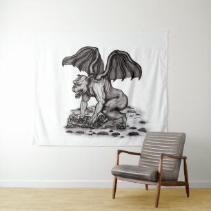 Tapete De Parede Golem Gargoyle