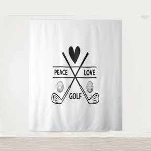 TAPETE DE PAREDE GOLFE DE AMOR DE PAZ