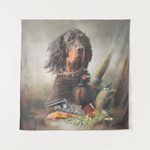 Tapete De Parede Gordon setter com faisões, Arte