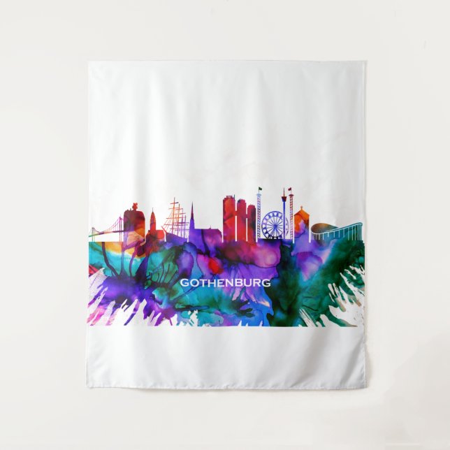 Tapete De Parede Gotemburgo Skyline (Frente)