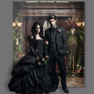 Tapete De Parede Gótica Moody Dark Victorian Burgundy Parlor