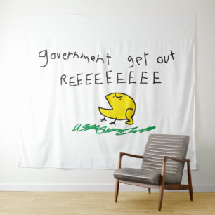Tapete De Parede Governo fora REE SNEKRIGHT Bandeira Gadsden